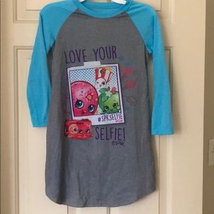 Girls ShopKins nightgown